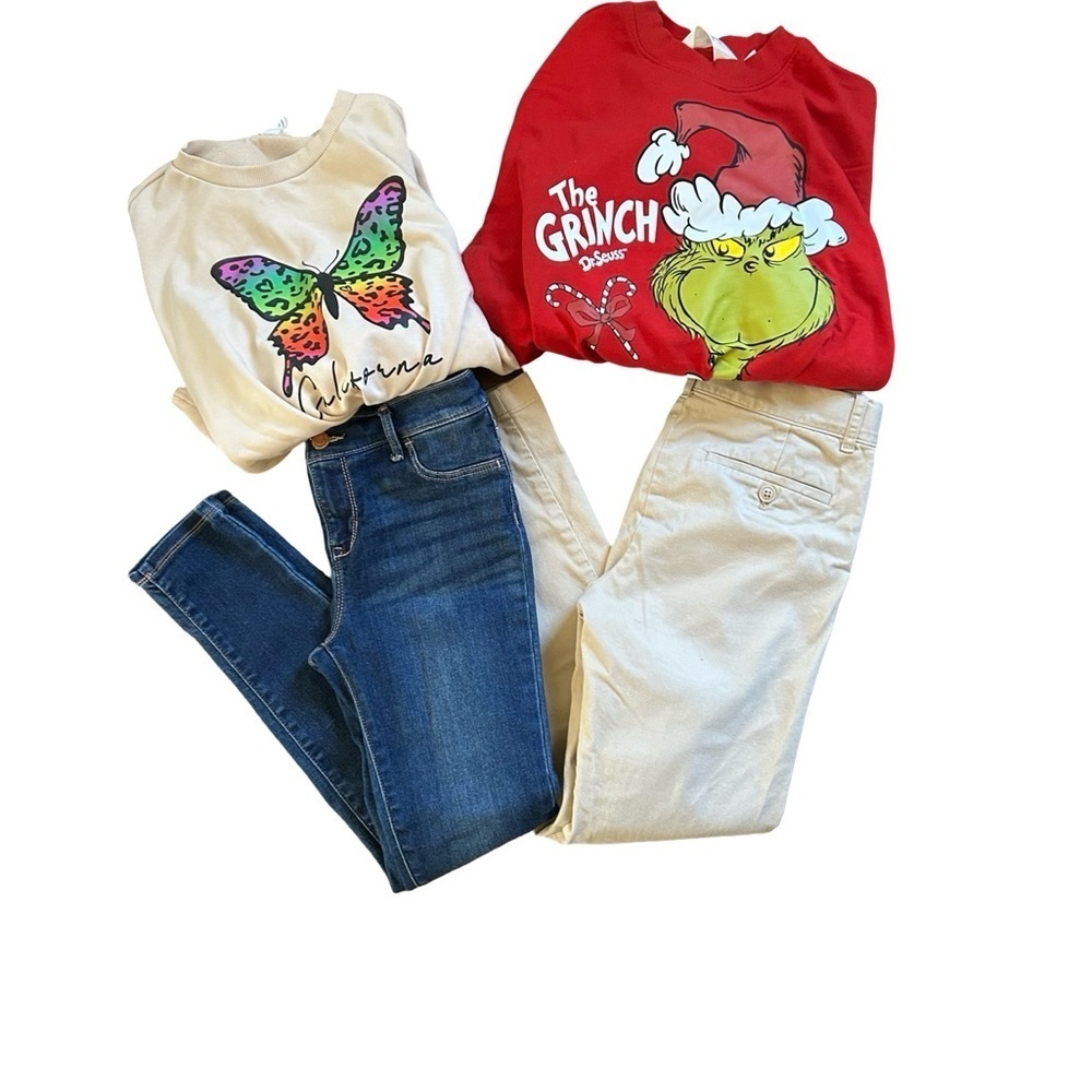 Girls Size 12 Clothing Bundle – Old Navy J.Crew Sweatshirts (H&M & SHEIN)